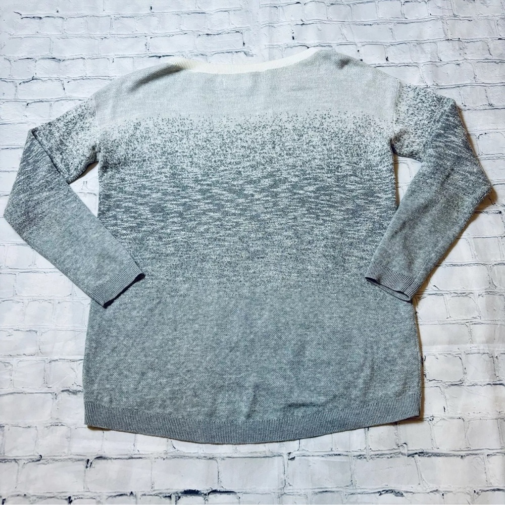 Lou & Grey Ombre Gradient Cotton Blend Sweater Women's Size XS - Picture 11 of 11
